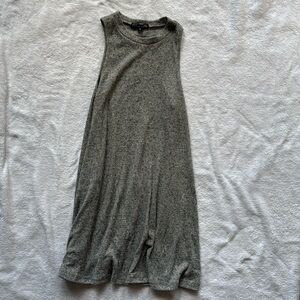 Grey a-line mini dress